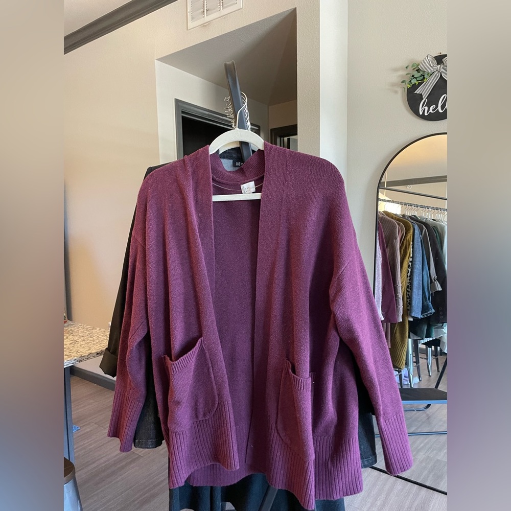 Purple Cardigan